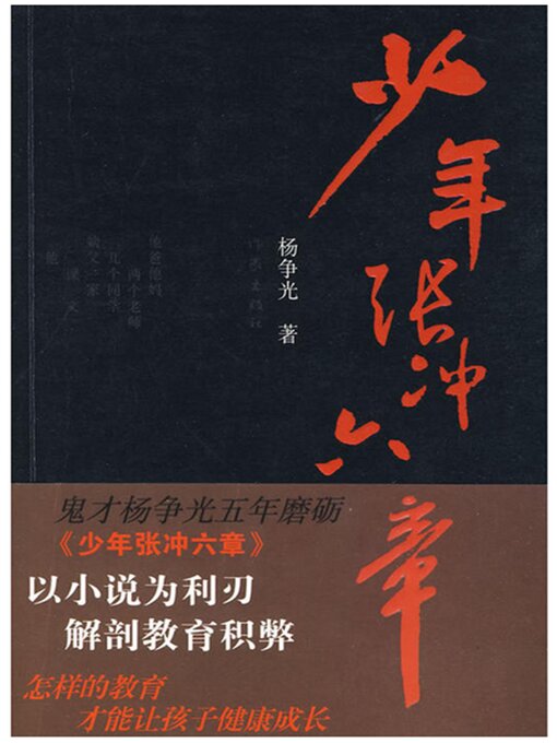 Cover image for 少年张冲六章